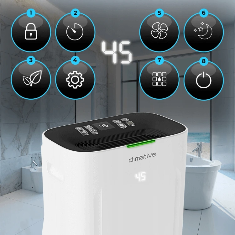 Climative UV Silent ION - wyswietlacz